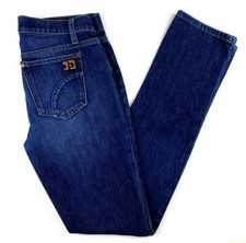 Joe's Women's Jeans Size 27 Cigarette Straight Low Rise Dark Wash Stretch Denim