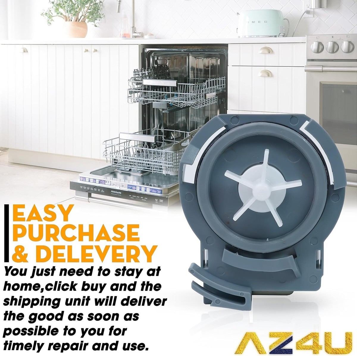 Whirlpool Dishwasher Parts Dishwasher Drain Pump Motor Replaces