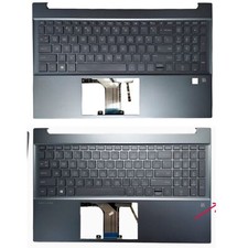 New For HP Pavilion 15-EH 15-EG Palmrest w/ FRP Backlit Keyboard M08918-001 Blue