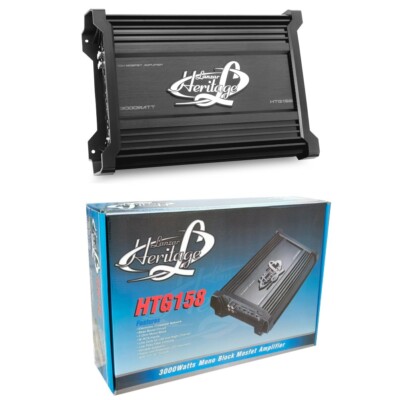 1 Lanzar HTG158 Verstärker 1 Kanal 1300 Watt RMS A 2 Ohm für Sub Front