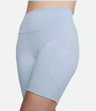Women's Nike Size L - 8" High-Waisted Pocketed Biker Shorts