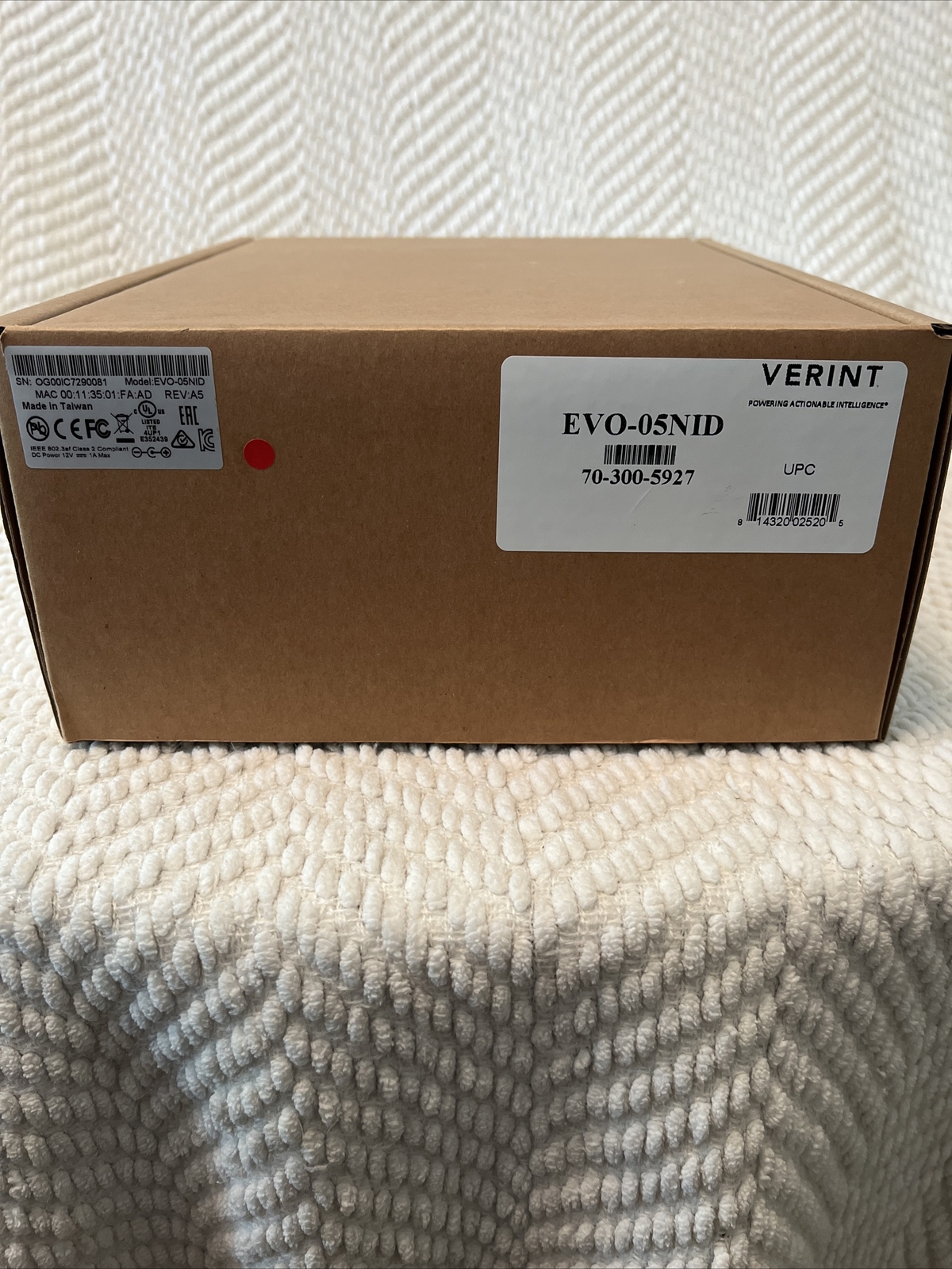 Pelco EVO-05NID 5mp Evolution 360&oslash; Indoor Camera Surface Mount