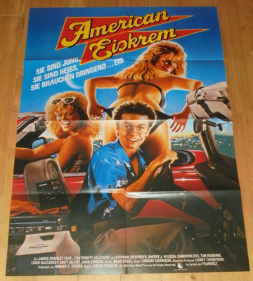 AMERICAN EISKREM - Kinoplakat A1 ´86 - TIM ROBBINS Sheree J. Wilson