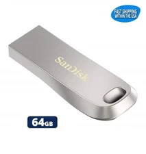 Sandisk Ultra Luxe 64GB Metal Flash Drive USB Thumb Drive