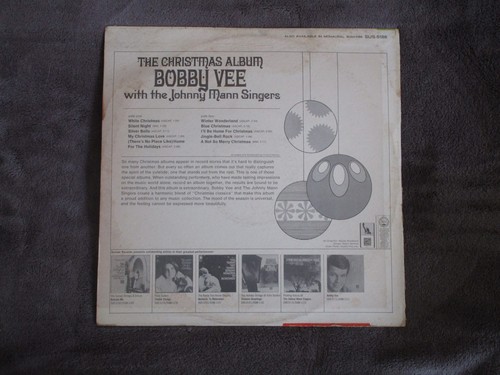 Bobby Vee w/ the Johnny Mann Singers, The Christmas Album - Picture 2 of 2