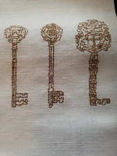 4 Frontgate Linen/cotton Kitchen Dining Napkins 18.5"x12" off white preloved