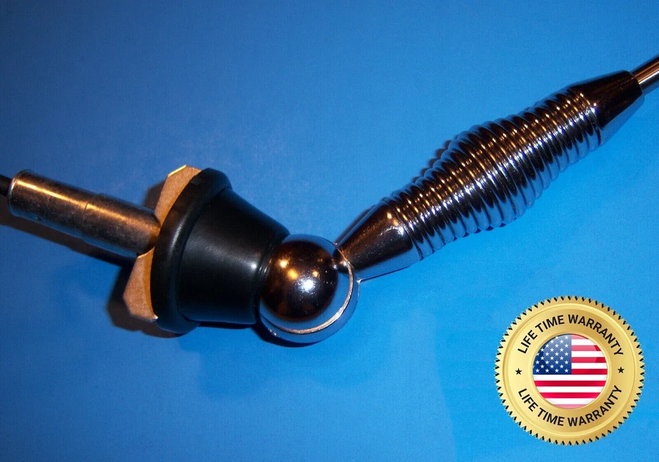 RADIO ANTENNA CHROME SPRING CAR TRUCK REPLACEMENT AM/FM STEREO BRAND NEW STYLE - Imagem 4 de 4