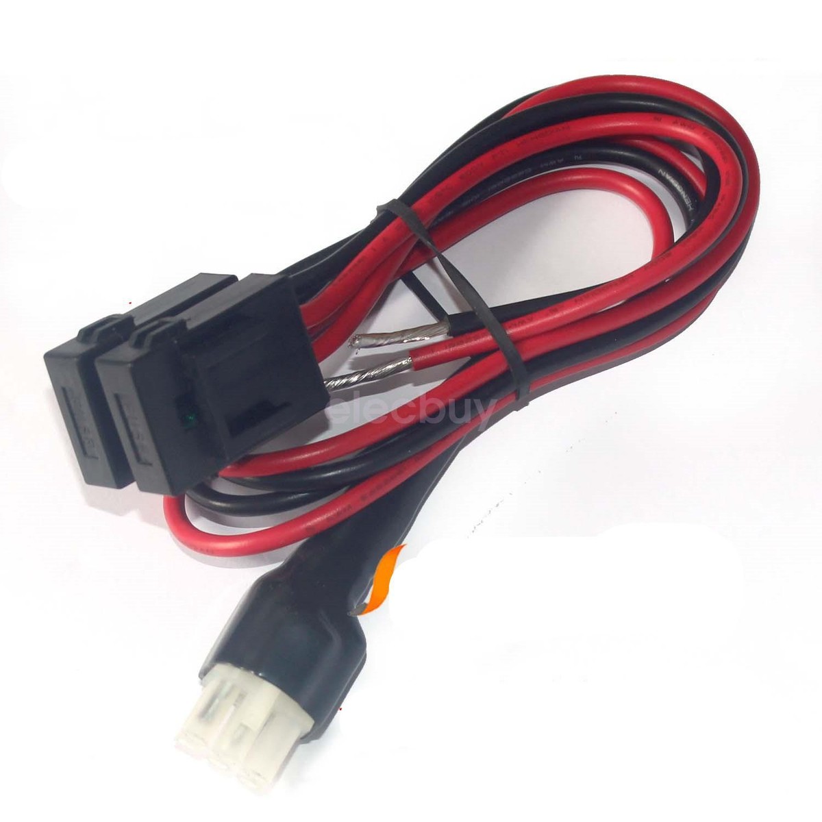 Câble D'alimentation 30A Avec Fusible 1M Pour Yaesu FT-857D, FT-897D, IC-725A – Neuf
