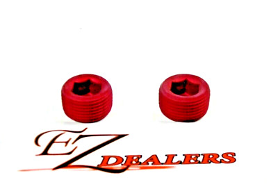 3/4" NPT Black Alum. Allen Socket Pipe Plug,IMCA,Hot Rod Street Rod,Made In USA - Foto 9