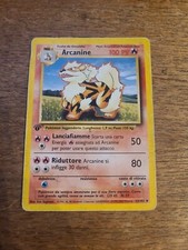 ARCANINE 23/102 PRIMA EDIZIONE SET BASE CARTA POKEMON