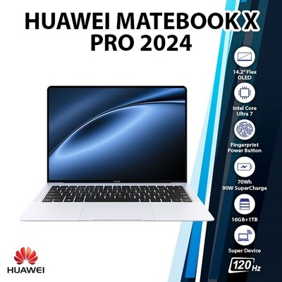 HUAWEI MateBook X Pro 2024 Windows PC Laptop (Ultra 7 155H/16GB+1TB/GLOBAL Ver.)