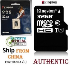 GENUINE Kingston 32GB Micro sd card TF Flash Memory MicroSd SDHC Class 10 REAL