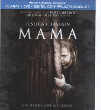 No Disc No Case ORIGINAL COVER ART Mama 2013 Blu-ray Cover Jessica Chastain