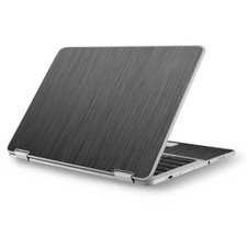 Skin Decal for Asus Chromebook 12.5" Flip C302CA Laptop Vinyl Wrap / Brushed Me