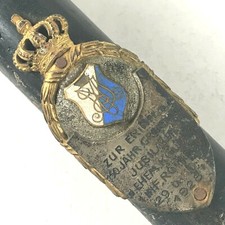1.WK Fahnenstange Kriegerverein -bund 6x Fahnenschild Fahnennagel Stocknage>1912