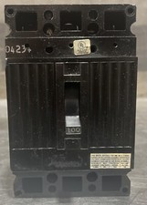 GENERAL ELECTRIC 100 Amp 400 V 3 Pole Circuit Breaker Used Surplus