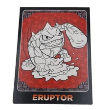 Topps Skylanders Giants Card 2012 Eruptor C2 - Colour Me In (2)
