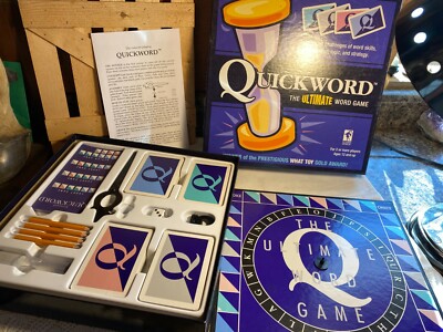 2007 Quickword The Ultimate Word Game Knowledge Logic Strategy ~ Complete