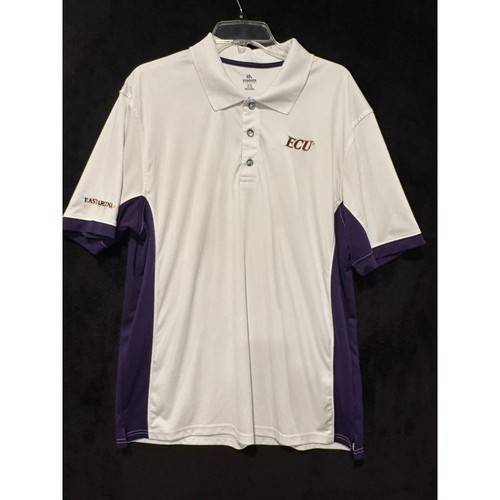 Knights Apparel ECU Polo Shirt East Carolina Purple White XL