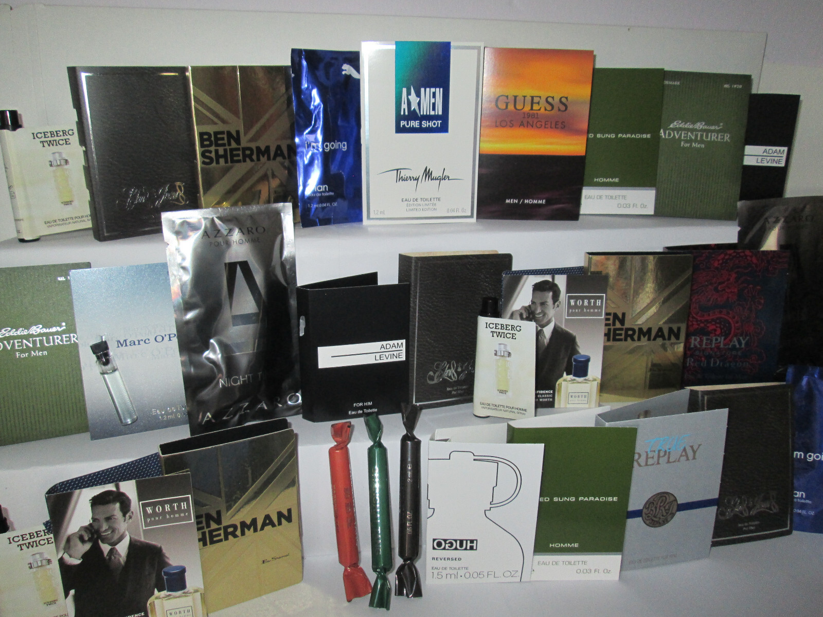 30 x Mens Aftershave Samples CHEAPEST Selection Lot Opening Offer eBay