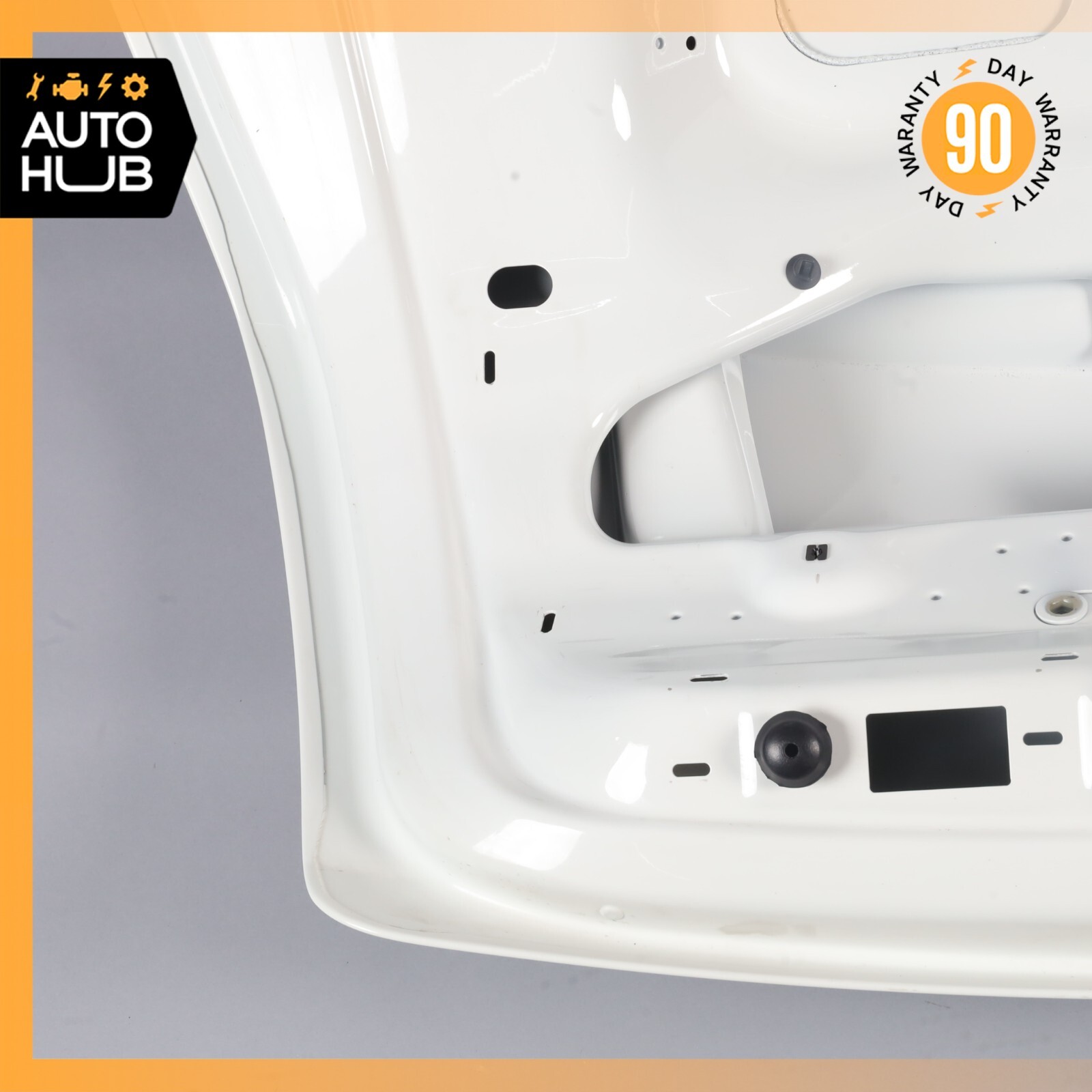 06-13 Bentley Continental Flying Spur Trunk Lid Panel Assembly White OEM 80k