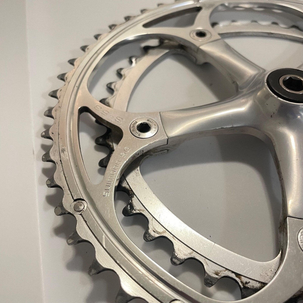 Shimano Dura Ace FC-7410 Crankset 175mm 53/39T Original Chainrings
