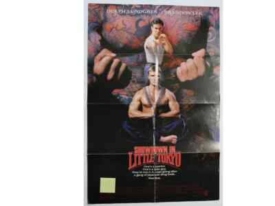 Showdown in Little Tokyo 1991 27 x 40 Poster Brandon Lee Dolph Lundgren Kung Fu