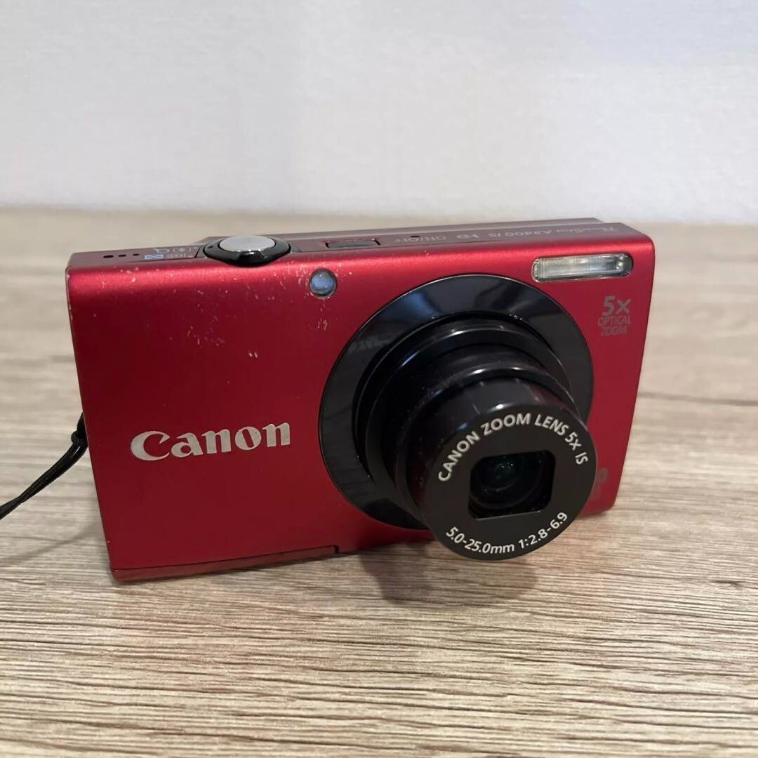 Canon PowerShot A3400 IS Red 16.0MP Compact Digital Camera Canon PowerShot A3400 IS Red 16.0MP Compact Digital Camera