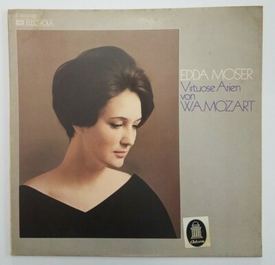 Edda Moser Virtuose Arien von W.A. Mozart gatefold vinyl record Odeon Tested