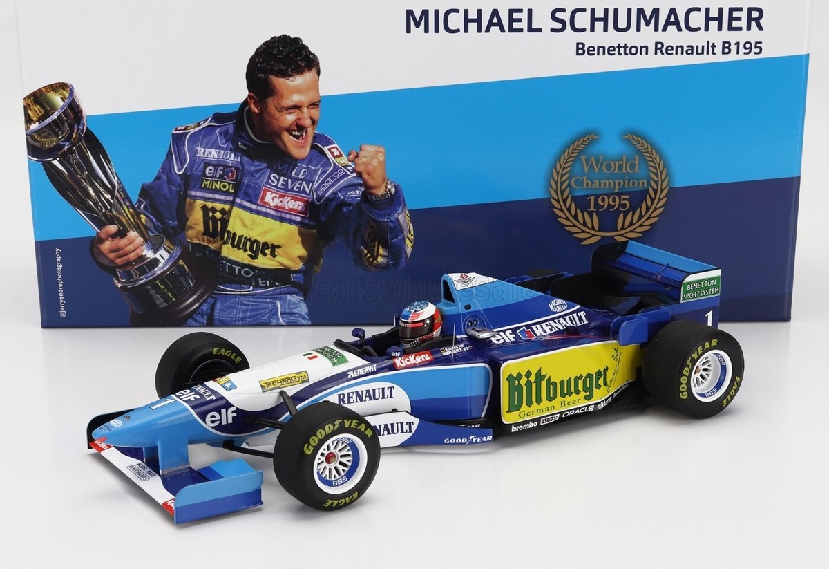 MINICHAMPS ベネトン F1 ミニカー 1:18 Minichamps BENETTON F1 B195 WINNER PACIFIC GP 1995