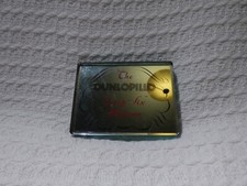 Vintage Glass Advertising Paperweight Plaque – Dunlopillo Bed Mattress