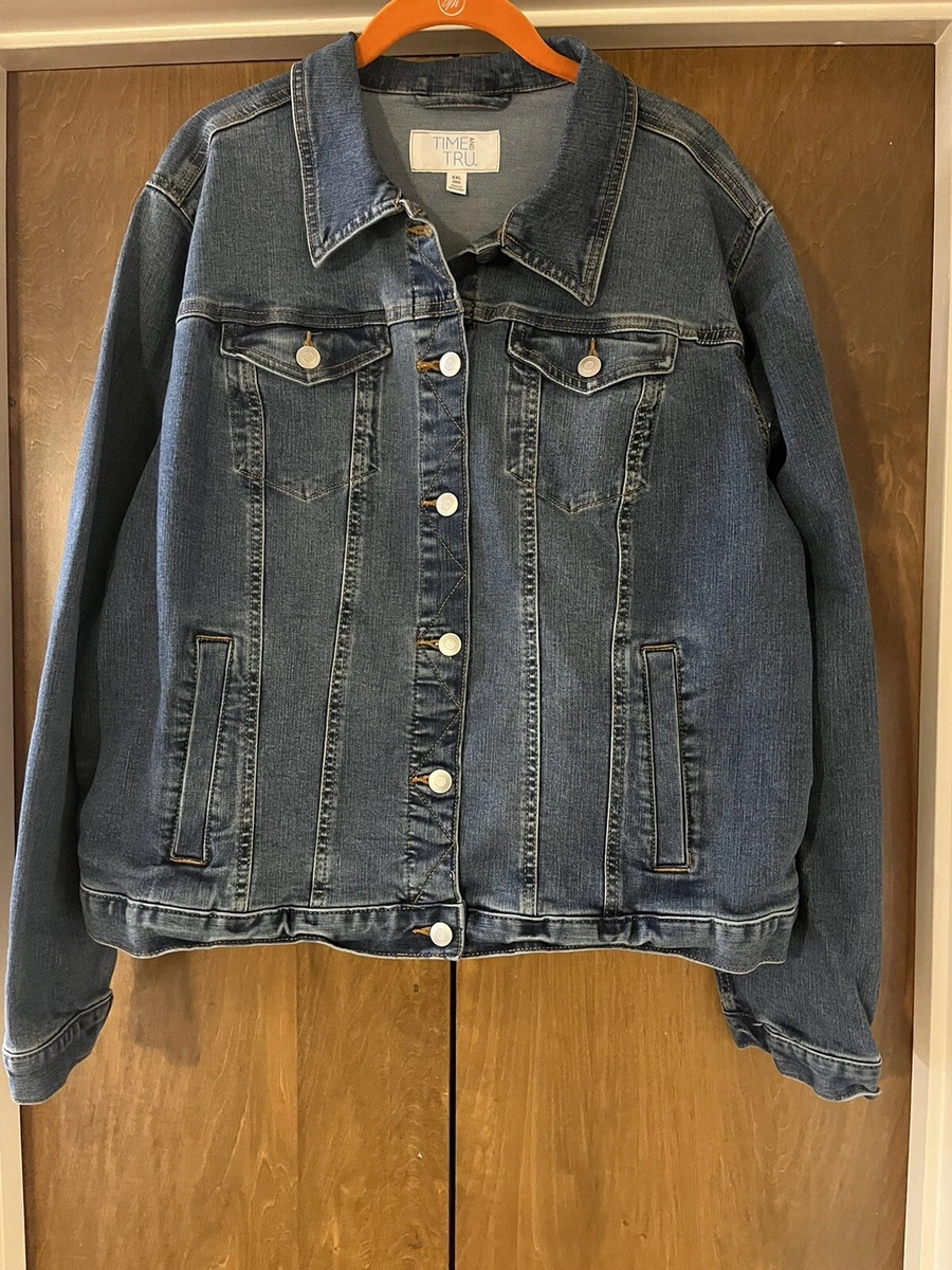 Women s Time and True Denim Jacket Size XXL 20 New With Tags eBay