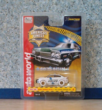 NEW Auto World HO scale Slot Car 2021 Dodge Charger SRT White Lightning Chase