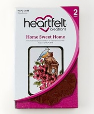 Heartfelt Creations Home Sweet Home Birdhouse Cling Stamp HCPC-3648