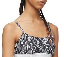 NWT Calvin Klein Women's LARGE Ck One Micro Unlined Bralette QF5727