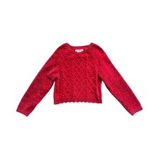 Tommy Bahama Kids Red Pullover Sweater Size M 7/8 