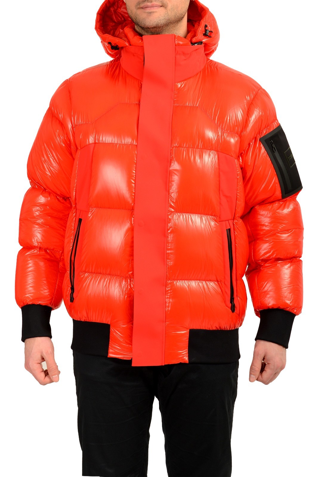 Hugo Boss "J-Ronnie" Red Down Hooded Parka Jacket US M IT 50 thumbnail 3