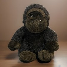 FAO Schwarz 5th Avenue Baby Gorilla Plush Stuffed Animal Toy 7"