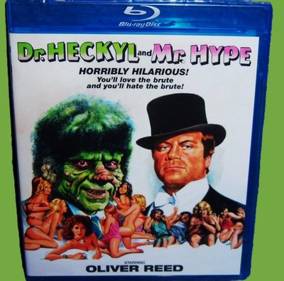 NEW RARE OOP SCORPION OLIVER REED DR. HECKYL AND MR. HYPE MOVIE BLU RAY 1980