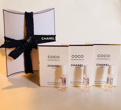 3xCHANEL WOMEN S SAMPLE SPRAY PERFUME EDP GIFT SET 1.5 ml/0.05 Fl oz each