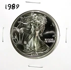 1989 American Silver Eagle BU 1 oz #JC