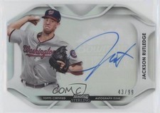 2020 Bowman Sterling Die-Cut 43/99 Jackson Rutledge #BDCA-JR Auto 5w7