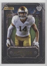 2022 Wild Card Matte SP Exclusive Blue/Green 3/4 Kyle Hamilton Rookie RC 07rd. rookie card picture