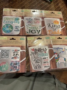 NIP Mixed Lot of 6 Magic On Ceramic Stickers Crafters Square 18 stickers in all