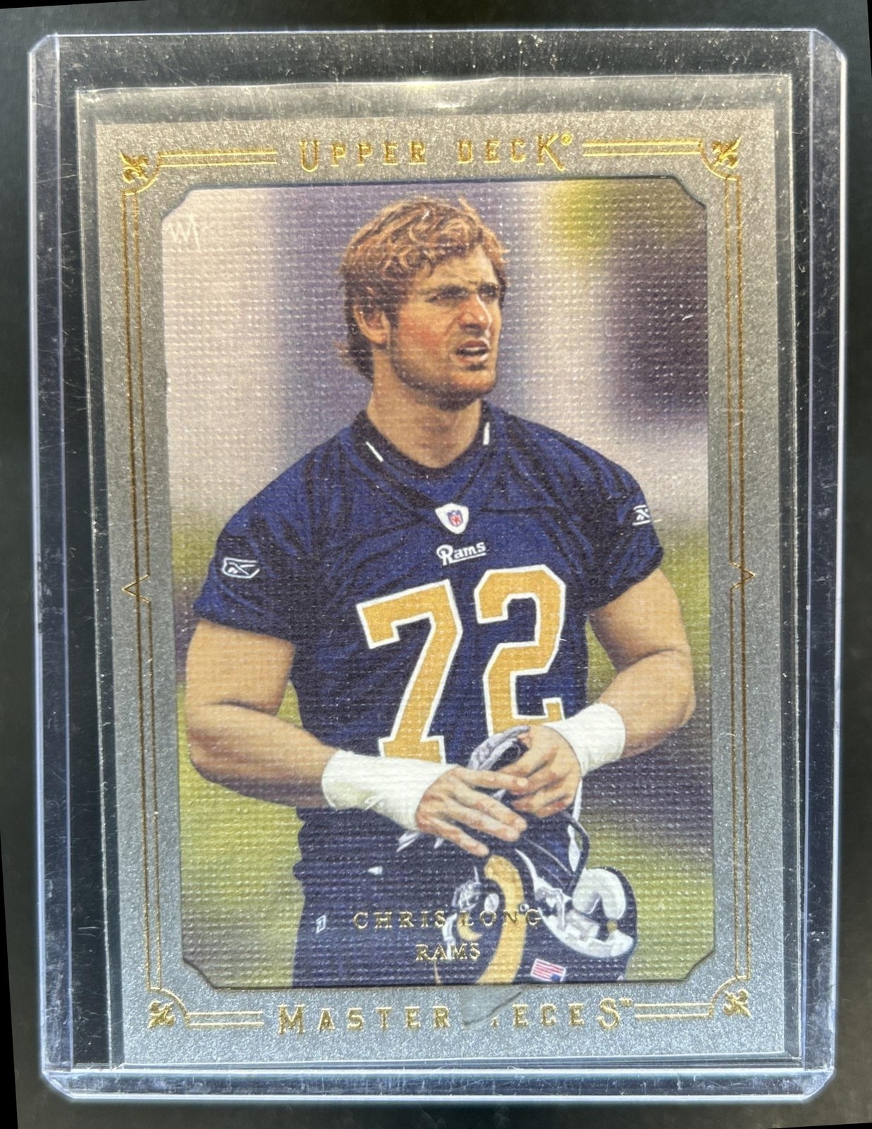 Chris Long Upper Deck Masterpieces #66 Silver Framed
