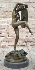Bruno Zach ‘Erotic Lady’ Detailed Handcrafted by Lost wax Method Bronze Statue