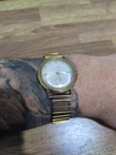 VINTAGE MEN'S TIMEX WIND UP WATCH - DAY MARKER - Untested , Gold Filled