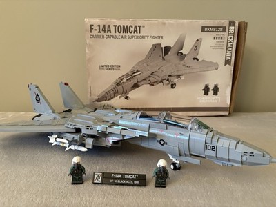 Brickmania F-14A Tomcat Top Gun US Fighter COMPLETE W/ INSTRUCTIONS