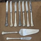 Lot of Reed and Barton Mirrorstele Knives Sterling Silver Handle 631g