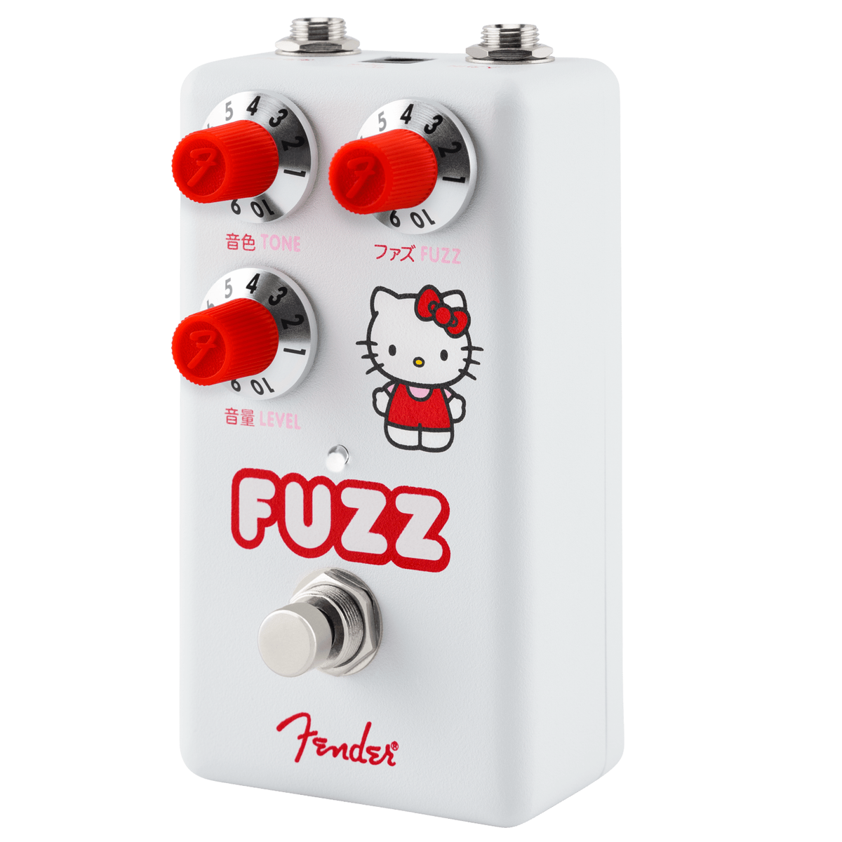 Fender Hello Kitty White Fuzz Pedal Guitar Effects Pedal Hello
